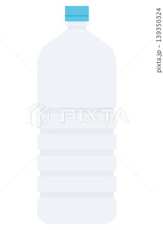 空のペットボトルのシンプルなイラスト素材 空のペットボトルのシンプルなイラスト素材 139350324