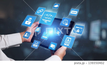 Programmer Coding with Digital Interface and Language Overlays Spire 139350402