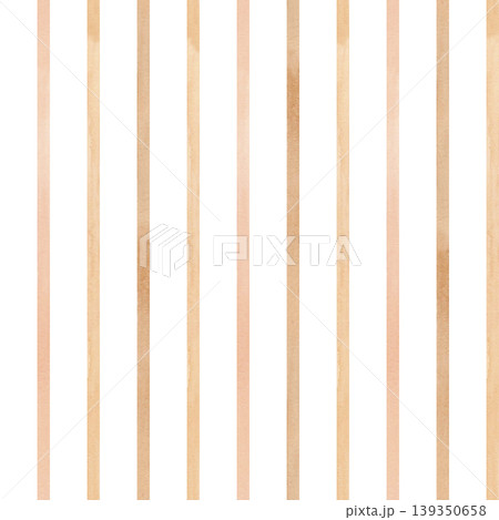 Watercolor seamless striped pattern with warm neutral lines, hand drawn minimal vintage background for textile and wrapping paper Watercolor seamless striped pattern with warm neutral lines, hand drawn minimal vintage background for textile and wrapping paper 139350658