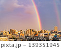 東京の住宅街に架かる大きなダブルレインボーと東京スカイツリー 東京の住宅街に架かる大きなダブルレインボーと東京スカイツリー 139351945