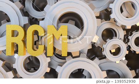 Revenue Cycle Management Gears Concept 3d render. Revenue Cycle Management Gears Concept 3d render. 139352930