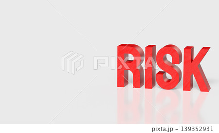 Risk Management Warning Concept 3d render. Risk Management Warning Concept 3d render. 139352931