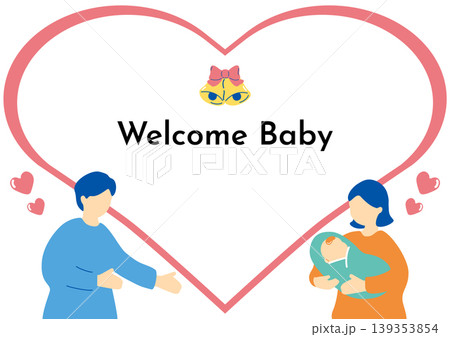赤ちゃんの誕生を喜ぶ夫婦 赤ちゃんの誕生を喜ぶ夫婦 139353854