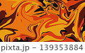 Abstract liquid orange colors background. Gradient liquid orange curves abstract with noise texture. 139353884
