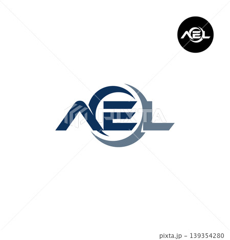 Letter AEL Logo Design Readymade Initial Letter AEL Logo Design Readymade Initial 139354280