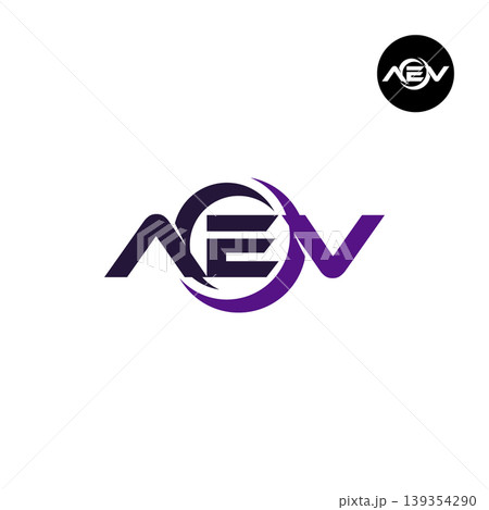 Letter AEV Logo Design Readymade Initial 139354290
