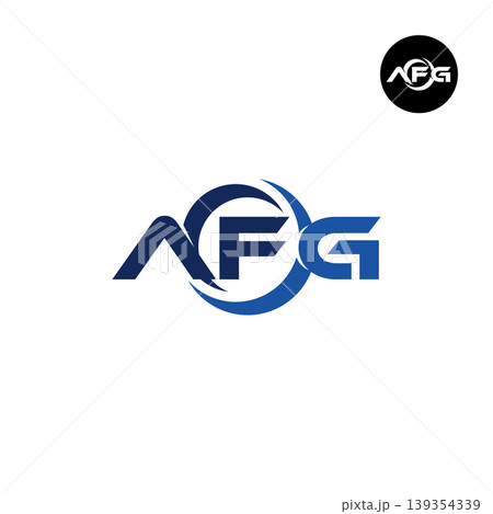 Letter AFG Logo Design Readymade Initial Letter AFG Logo Design Readymade Initial 139354339