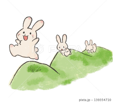 ホップステップジャンプ うさぎのキャラクター ホップステップジャンプ うさぎのキャラクター 139354710