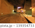 宇都宮の大谷石地下採掘場跡のライトアップされた空間 139354733