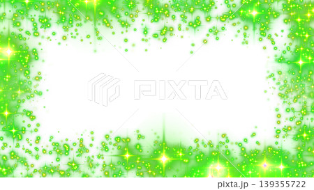 Particle frame effect green 139355722