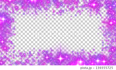 Particle frame effect purple 139355725