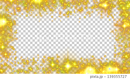 particle frame effect_yellow particle frame effect_yellow 139355727