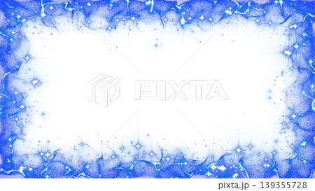 Glitter particle frame effect blue Glitter particle frame effect blue 139355728