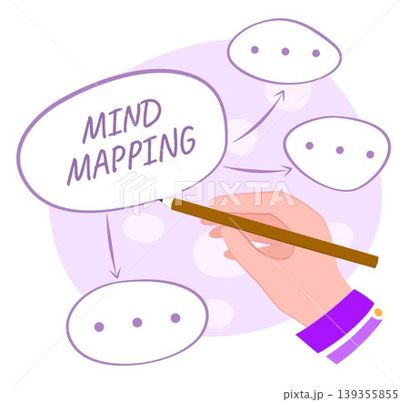 Human Hand Holding Pencil to Writing Mind Mapping for Planning, Creative Thinking and Education Concept Illustration Concept Clip Art Human Hand Holding Pencil to Writing Mind Mapping for Planning, Creative Thinking and Education Concept Illustration Concept Clip Art 139355855