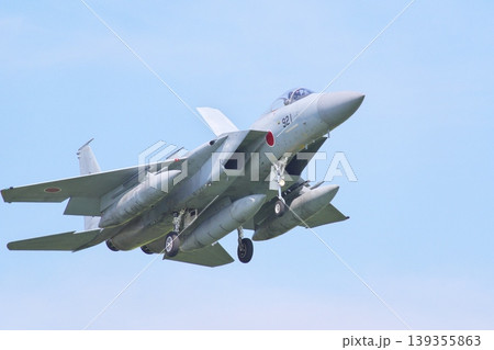 着陸態勢の航空自衛隊のF-15J 139355863