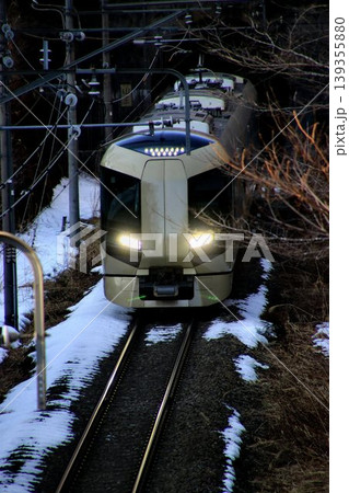 雪の秘境駅へ…【特急リバティ会津】500系・男鹿高原駅 雪の秘境駅へ…【特急リバティ会津】500系・男鹿高原駅 139355880