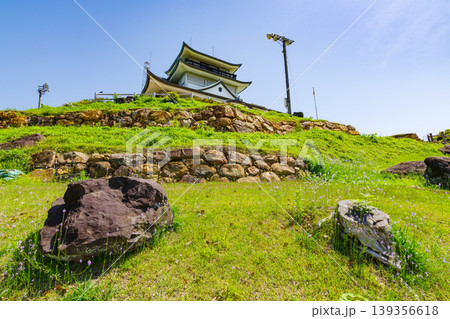 史跡小牧山の石垣と小牧山歴史館（愛知県小牧市） 139356618