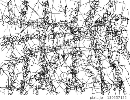 【背景透過】軽やかな曲線が縦横に重なり合うモノクロ手描き背景素材 【背景透過】軽やかな曲線が縦横に重なり合うモノクロ手描き背景素材 139357123