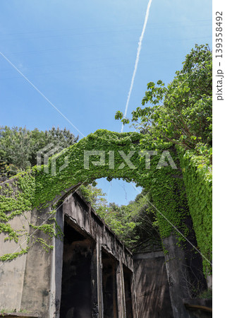 大久野島の毒ガス貯蔵庫跡地 139358492