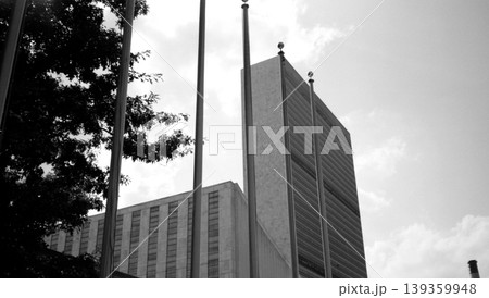 古写真 1982年9月 ニューヨーク マンハッタンの国連本部ビル 古写真 1982年9月 ニューヨーク マンハッタンの国連本部ビル 139359948