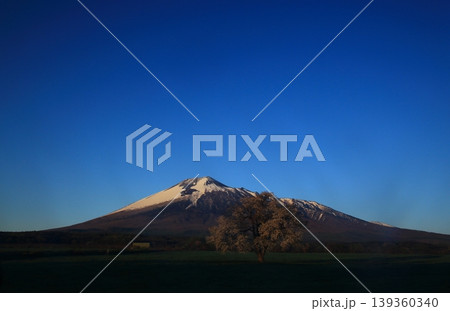 岩手山と一本桜 岩手山と一本桜 139360340