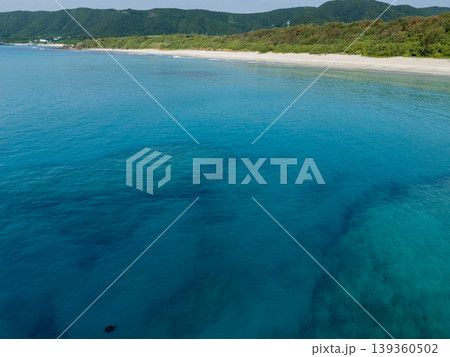 奄美大島 赤尾木東海岸 空撮 奄美大島 赤尾木東海岸 空撮 139360502