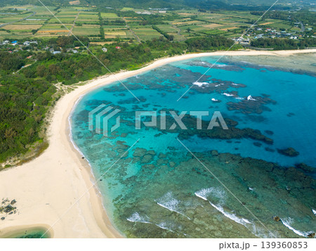奄美大島　土盛海岸　空撮 139360853