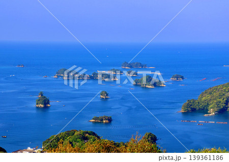 石岳展望台からの眺望・九十九島（長崎県・佐世保市） 139361186