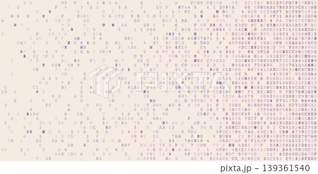 Binary Horizon - Artistic Data Stream and Structured Digital Information Grid Binary Horizon - Artistic Data Stream and Structured Digital Information Grid 139361540