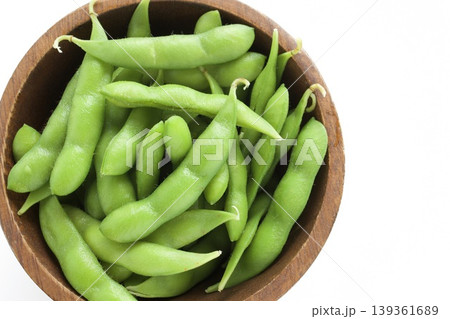茹でた枝豆 139361689