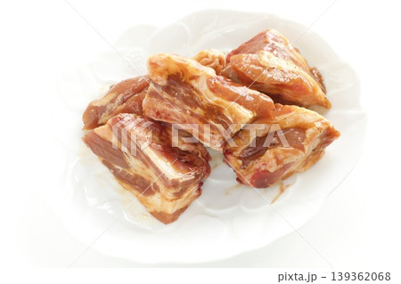 下味をつけたスペアリブ 下味をつけたスペアリブ 139362068