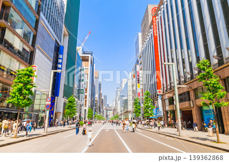 GWの銀座　歩行者天国 139362868