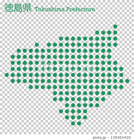 日本向量插圖地圖素材：德島縣地圖 139363420