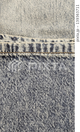 Close-up of stonewashed jeans Close-up of stonewashed jeans 139363711