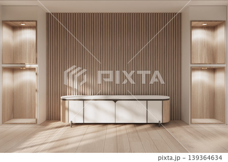 shelf on Built-in mock up smath board wall minimalist,Empty white wall on wooden floor and decoration, room japandi modern style.3D rendering shelf on Built-in mock up smath board wall minimalist,Empty white wall on wooden floor and decoration, room japandi modern style.3D rendering 139364634