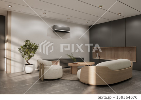 granite tiles floor and decoration,shelf on Built-in mock up smath board wall minimalist, room japandi modern style.3D rendering granite tiles floor and decoration,shelf on Built-in mock up smath board wall minimalist, room japandi modern style.3D rendering 139364670