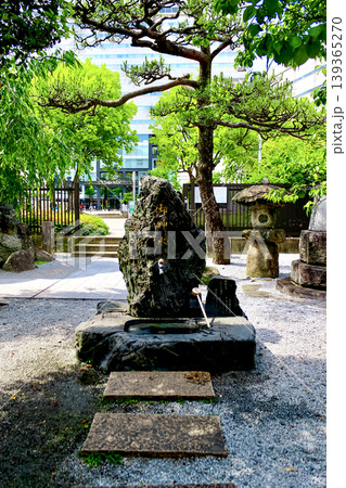 【福岡】初夏の天神　警固神社の御神水 139365270