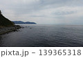 北海道石狩市浜益 幌川河口と日本海の海岸風景 ドローン空撮 139365318