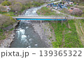 北海道石狩市浜益 幌川河口と日本海の海岸風景 ドローン空撮 139365322