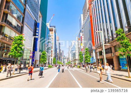 GWの銀座　歩行者天国 139365716