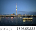 夜桜の季節　春のスカイツリー 139365888
