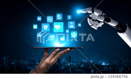 AI supporting healthcare service Entice 139366756