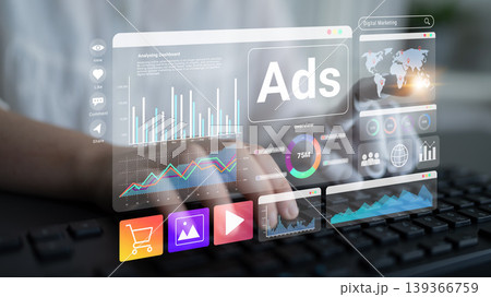 AI-powered digital marketing and advertising dashboard Parse 139366759