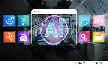 Explore a modern digital workspace illustrating artificial intelligence concepts with vibrant icons and interfaces that showcase innovation and technology advancements in business. Sigmoid Explore a modern digital workspace illustrating artificial intelligence concepts with vibrant icons and interfaces that showcase innovation and technology advancements in business. Sigmoid 139367058