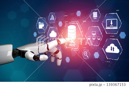 AI-Powered Cloud Computing for Scalable Business Growth Spline 139367153