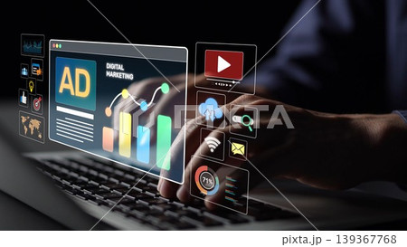 Online Ads Strategy and Digital Content Marketing for Business Growth Muxer 139367768