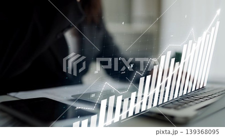 Professional Businesswoman Reviewing Market Trends with Data Visualization on Laptop Displaying Growth Charts and Analytics Reports in Modern Workspace Copula Professional Businesswoman Reviewing Market Trends with Data Visualization on Laptop Displaying Growth Charts and Analytics Reports in Modern Workspace Copula 139368095
