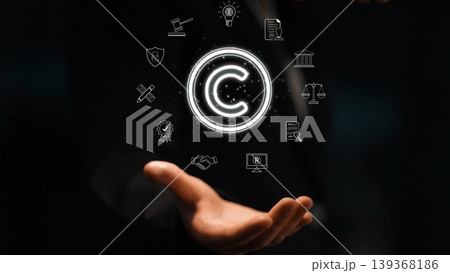 Copyright protection and intellectual property rights concept Marrow 139368186