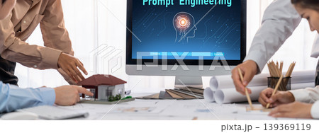 Group of interior architect designer discussing together with software. Insight Group of interior architect designer discussing together with software. Insight 139369119