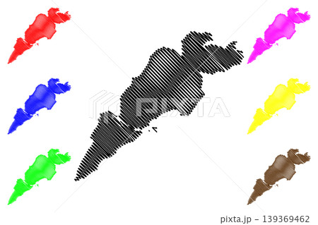Guanaja island (Republic of Honduras, Cenrtal America, Caribbean islands) map vector illustration, scribble sketch Bonacca or Low Cay or The Cay map Guanaja island (Republic of Honduras, Cenrtal America, Caribbean islands) map vector illustration, scribble sketch Bonacca or Low Cay or The Cay map 139369462